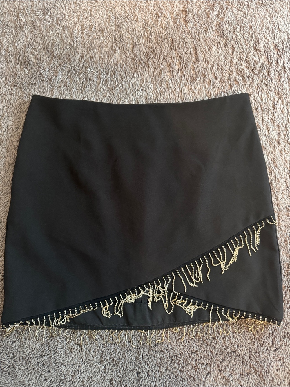 House of Harlow 1960 Black Cropped Blazer and Crystal-Trim Skirt Set - Picture 7 of 10